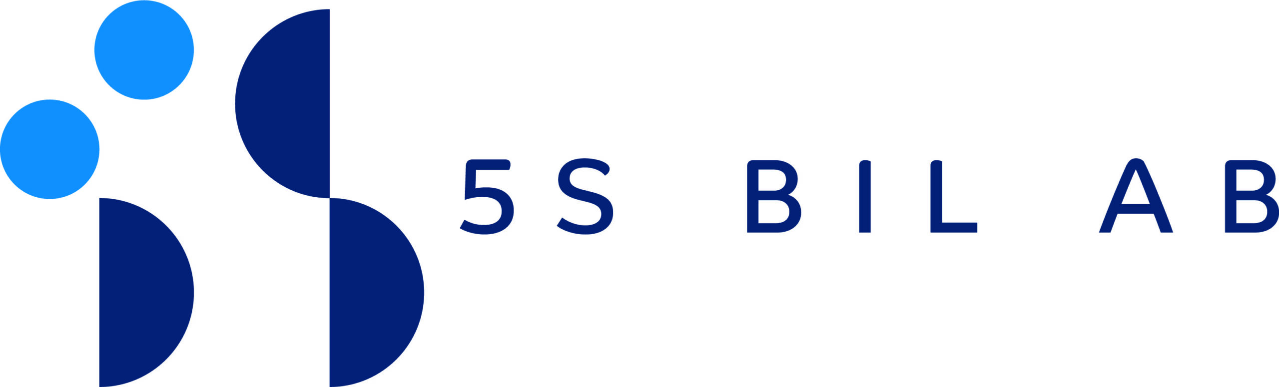 5S bil blå liggande